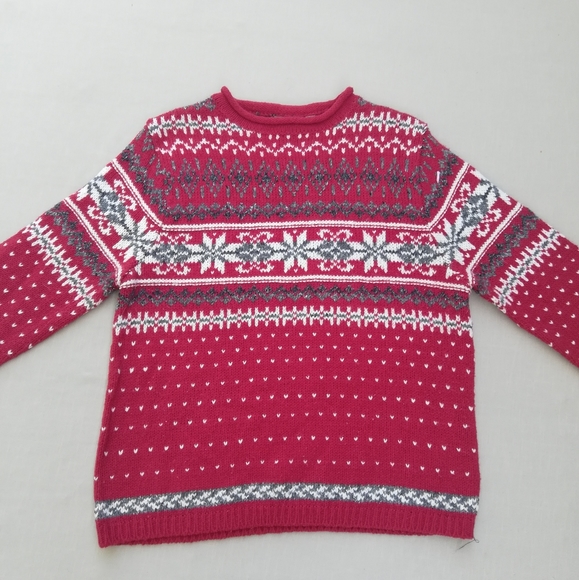 Cozy Red Holiday Sweater - Picture 3 of 8